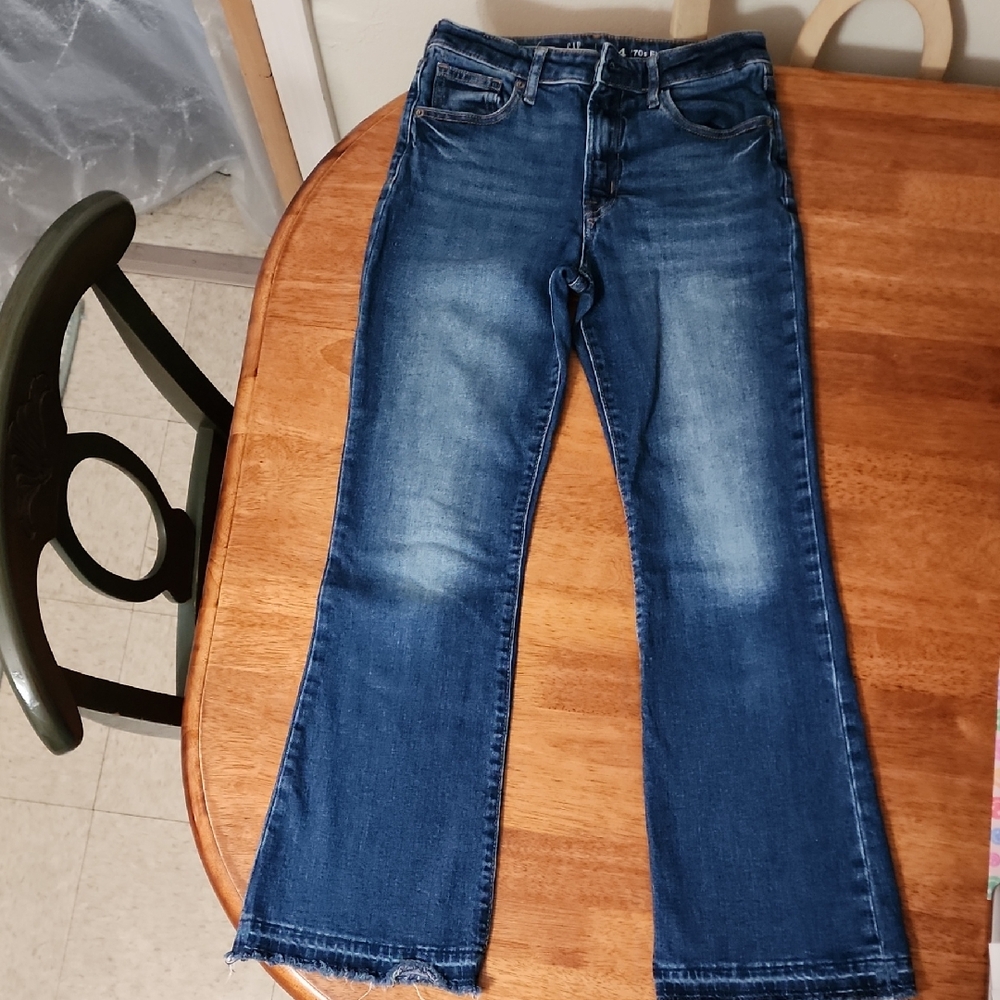 GAP Blue Faded Flare Jeans for Kids